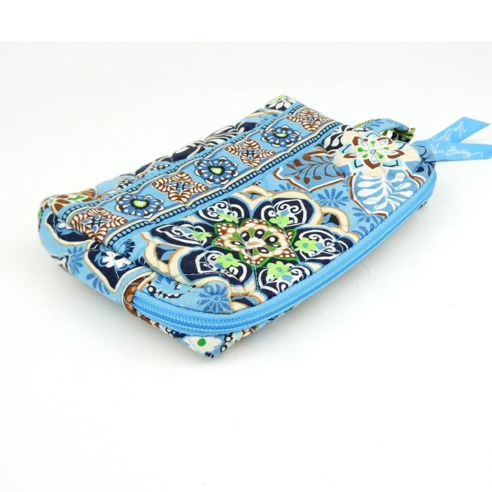Vera Bradley Bali Blue Small Cosmetic Bag Case NWT